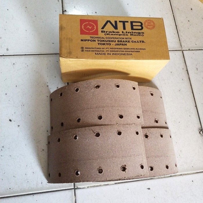 ✅Original Brake Lining/Sepatu Kampas Rem Mitsubishi Ps 136 Hdx Merk Ntb M-040-01 Limited