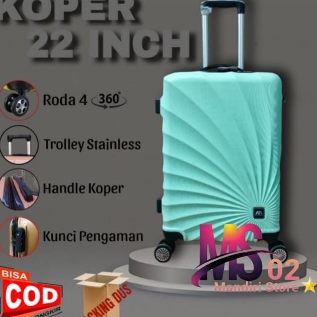 Koper 22 Inch Koper Polo Koper sedang Koper Premium 031 4 Roda 360 Kode 157