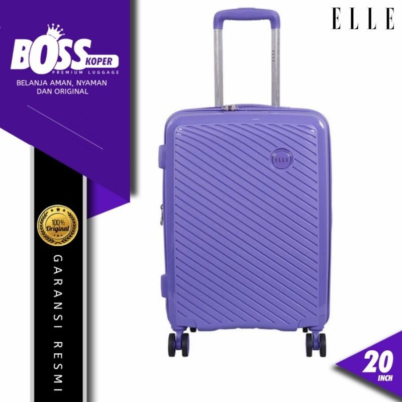 ELLE Koper 20 Inch Kabin/Cabin Hardcase Small Kuat Original