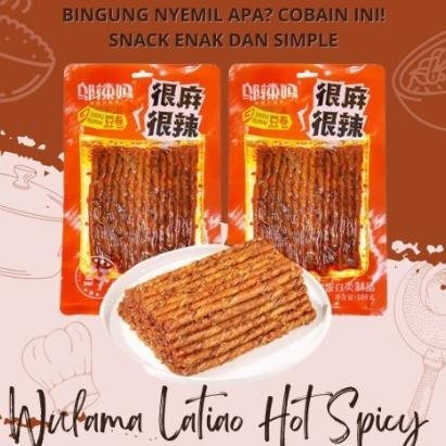 

TRE Harga Grosir [HALAL](100gr)TERMURAH WULAMA LATIAO VEGETARIAN DOU JUAN/cemilan snack cina La tiao/ latiao/PROMO LATIAO/la tiao TERLARIS