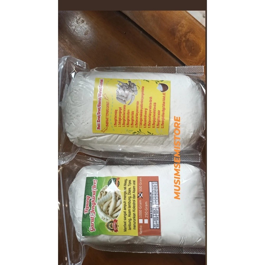 

Tepung Garut / Pati Dari Petani (Tanpa Campuran Bahan Apapun) - 1Kg/1000Gr