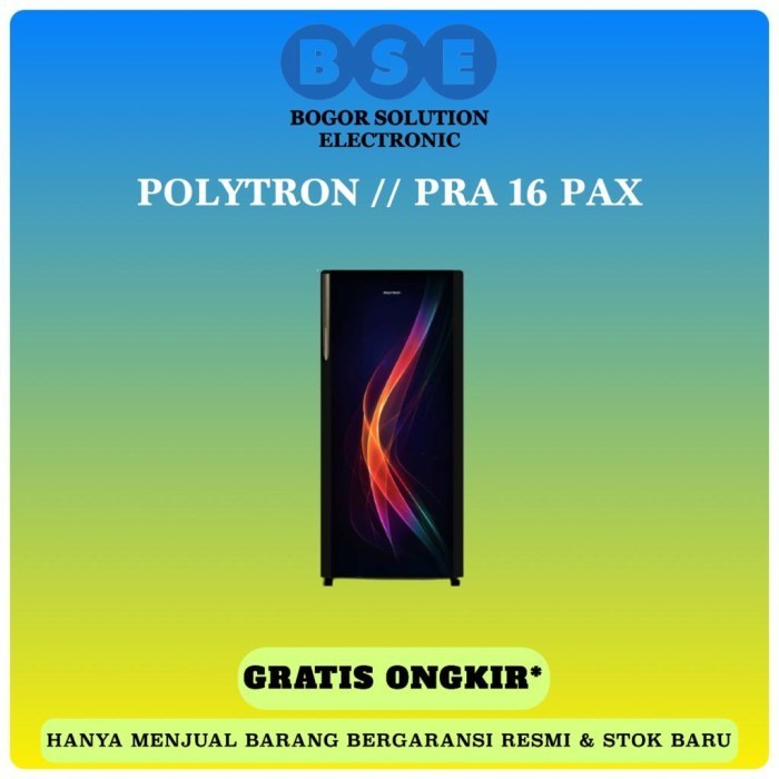 [Baru] Kulkas 1 Pintu Polytron Pra16Pax 160 Liter Pra 16 Pax Polytron Pra16 Berkualitas