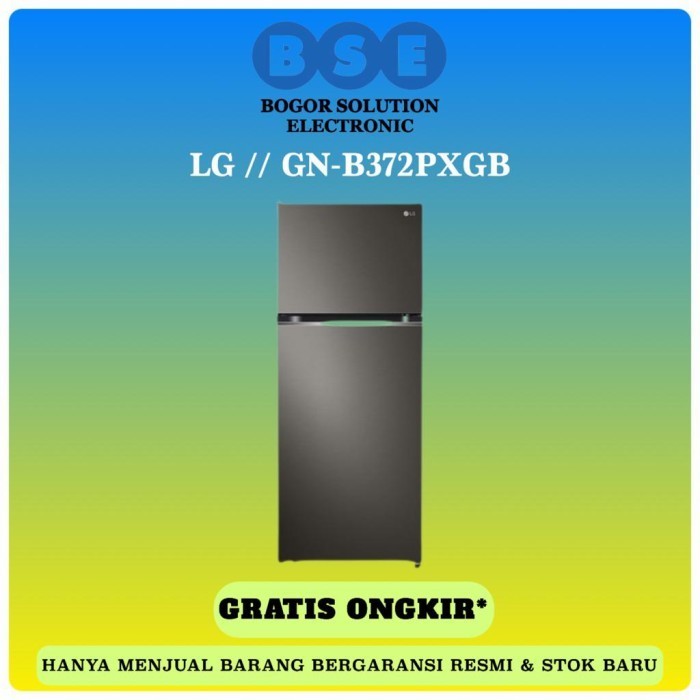 [Baru] Kulkas Lg Gn-B372Pxgb Kulkas 2 Pintu Inverter Gnb372Pxgb Lg Gnb372 Limited