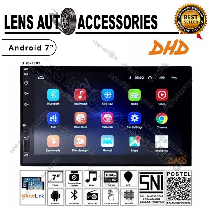 [Baru] 2 Din Head Unit Android 7 Inch Dhd Berkualitas