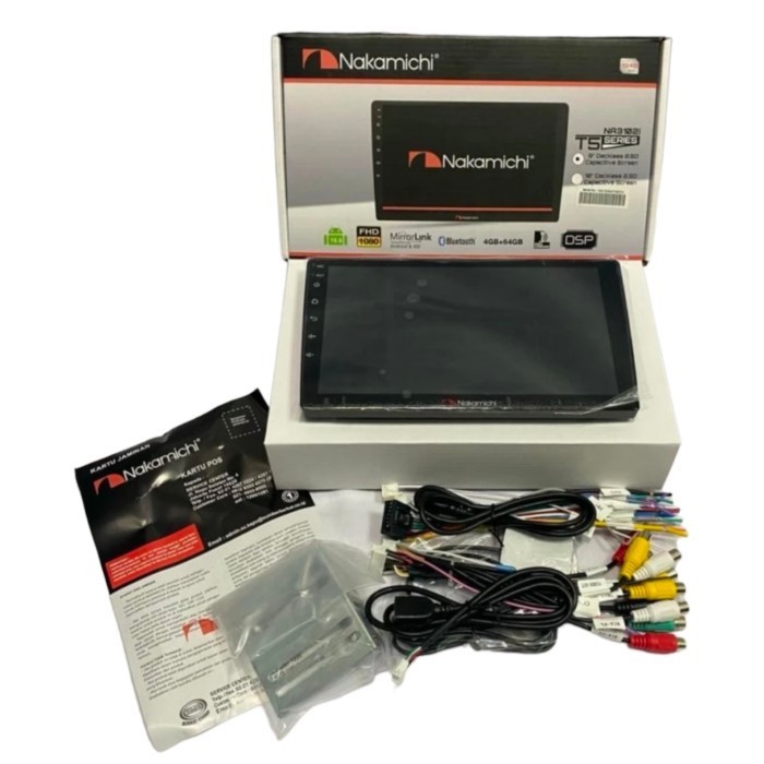 ✨Ori Head Unit Android Nakamichi T5 Series 9Inch 4/64 Auto Car Play Dsp Terbaru