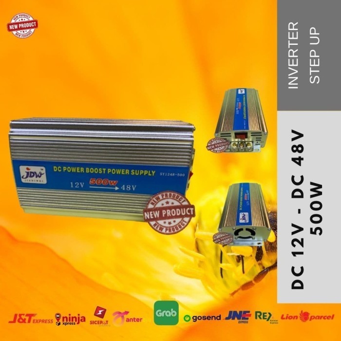 [Baru] Step Up Dc 12V Ke Dc 48V 500W Power Converter Dc Dc 12 V To 48 V 500 W Berkualitas