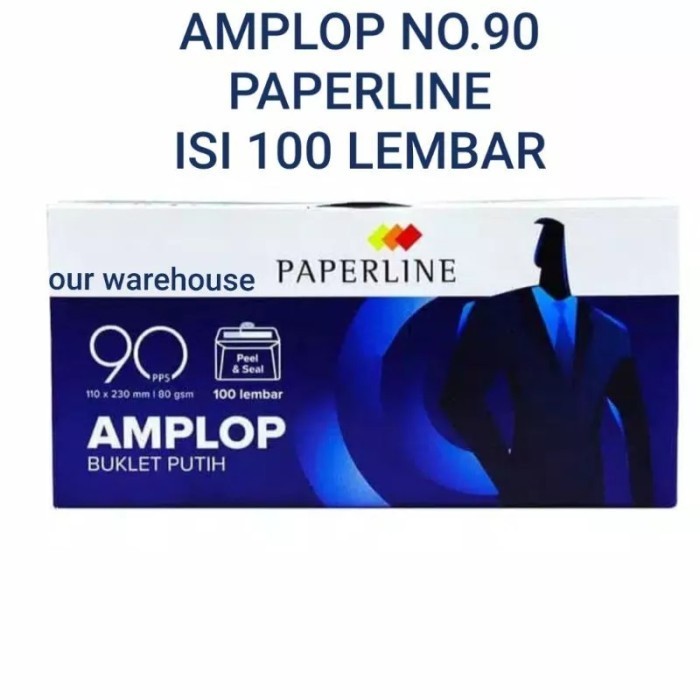 

Amplop Putih Panjang No 90 Paperline 1 Pak Isi 100 Lembar