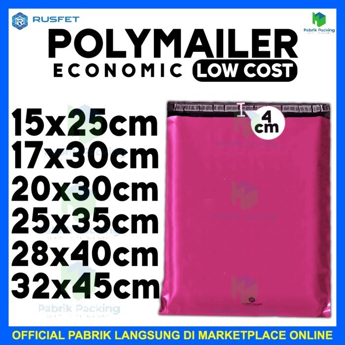 

Amplop Plastik Packing Baju Kado Polymailer Warna Pink Pack Low Cost