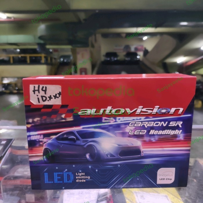 [New] Bohlam Led Autovision Carbon Sr H4 Diskon