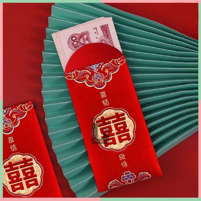 

Amplop Kertas Angpao Angpau Ampao Ampau Panjang Sangjit Nikah Shuangxi