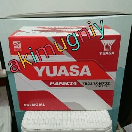 [Ori] Aki Yuasa Pafecta N70Z Akibasah 75D31R 75Ah 12V Gs Autocraft Ns Massiv Limited