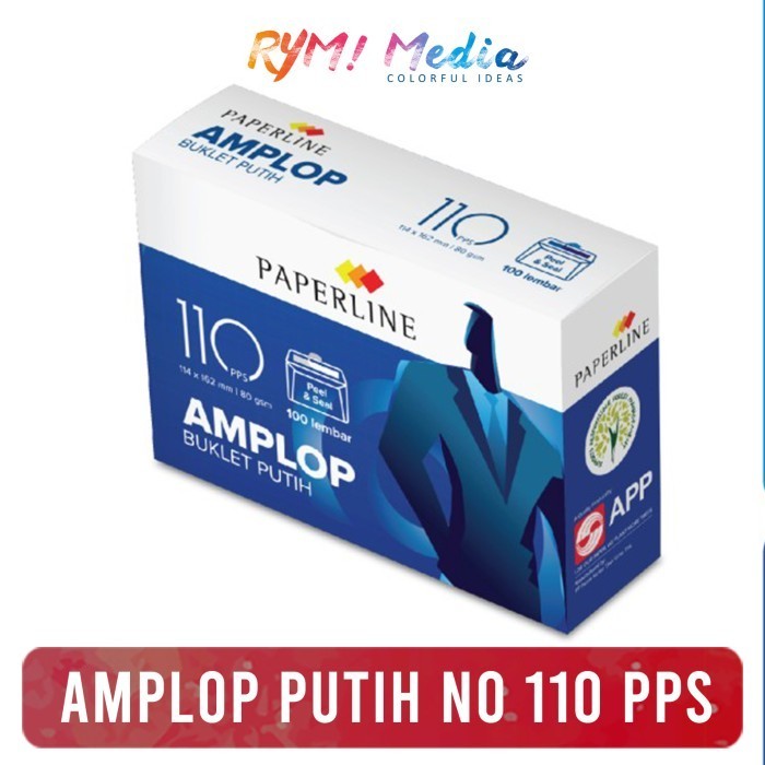 

Amplop No 110 Pps 140 X 162 Mm 100 Lembar - Envelope No.110 Paperline