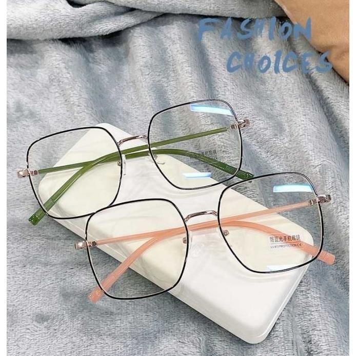 Best Fu Kacamata Hitam Anti Blue Light Gaya Korea Bentuk Oval K13 8022 Gratis Ongkir