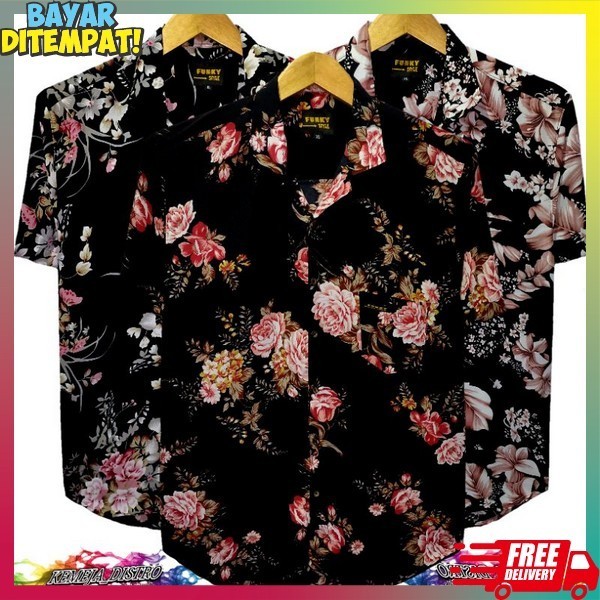 Kmja Summer Cowok Kemeja Pantai Vintage Retro Baju Jem Musim Panas Hem Hawai Distro Naju Surfing Pre
