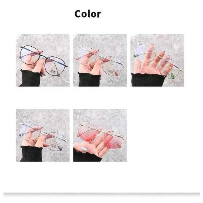Best Fu Kacamata Anti Blue Light Anti Radiasi Gaya Korea Oval K12 9026 Gratis Ongkir