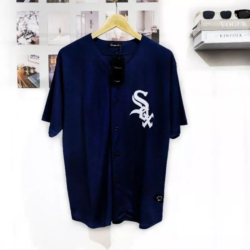 Baju Jersey Baseball/ Kaos Baseball / Baseball Jersey Pria Dan Wanita