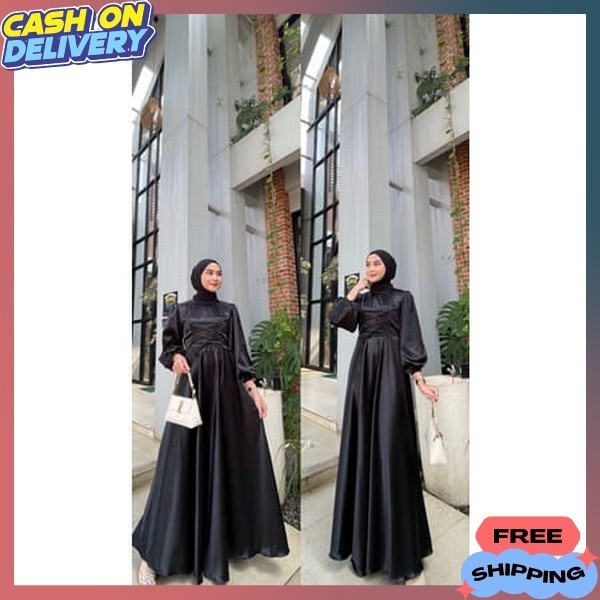 Terbaru Viral Dres Muslimah Kondangan Simple Simpel Ibu Baju Dreas Pesta Syari Games Aesthetic Impor