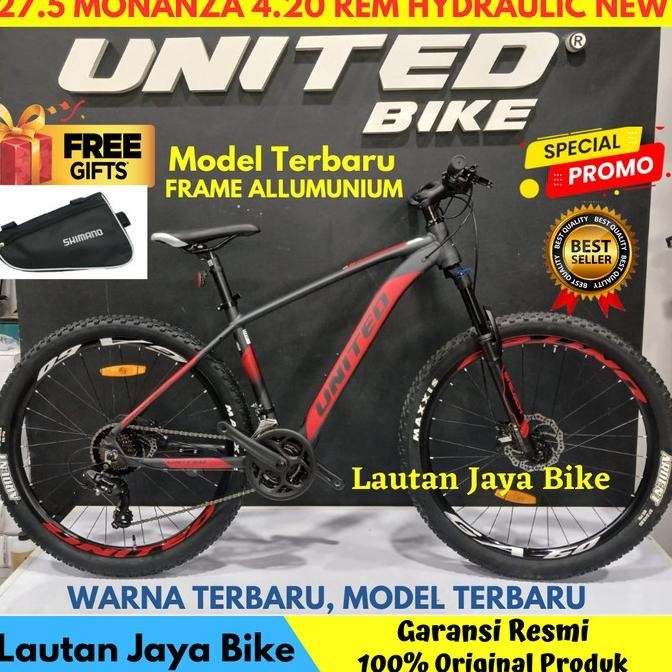 Sepeda 27.5 MTB UNITED MONANZA 4.0 NEW