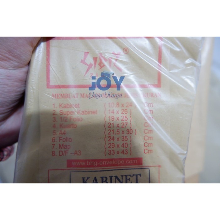 

Amplop Samson Zibiz No Seal Ukuran Map