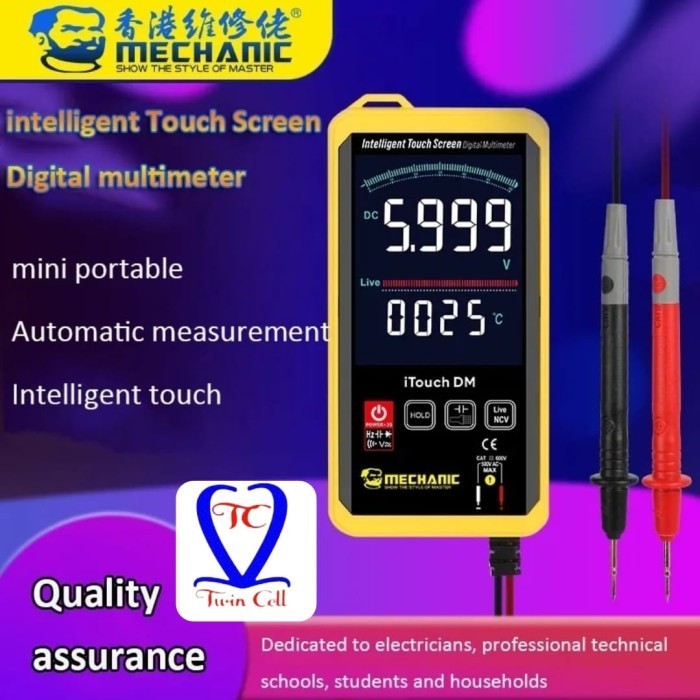 ✨Baru Multitester Digital Mechanic Itouch Dm Smart Touch Original Berkualitas