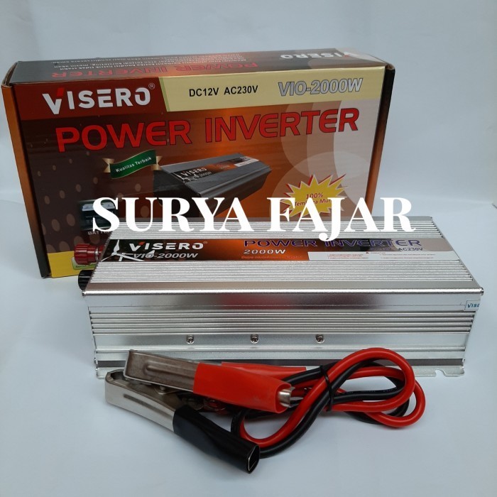 ✨Baru Power Inverter 2000W Visero Vio-2000W 12V 2000 Watt Limited