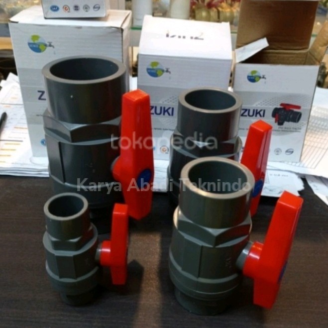 ✨COD Stop Kran Ball Valve Pvc 4 Inch / Kran Air Diskon