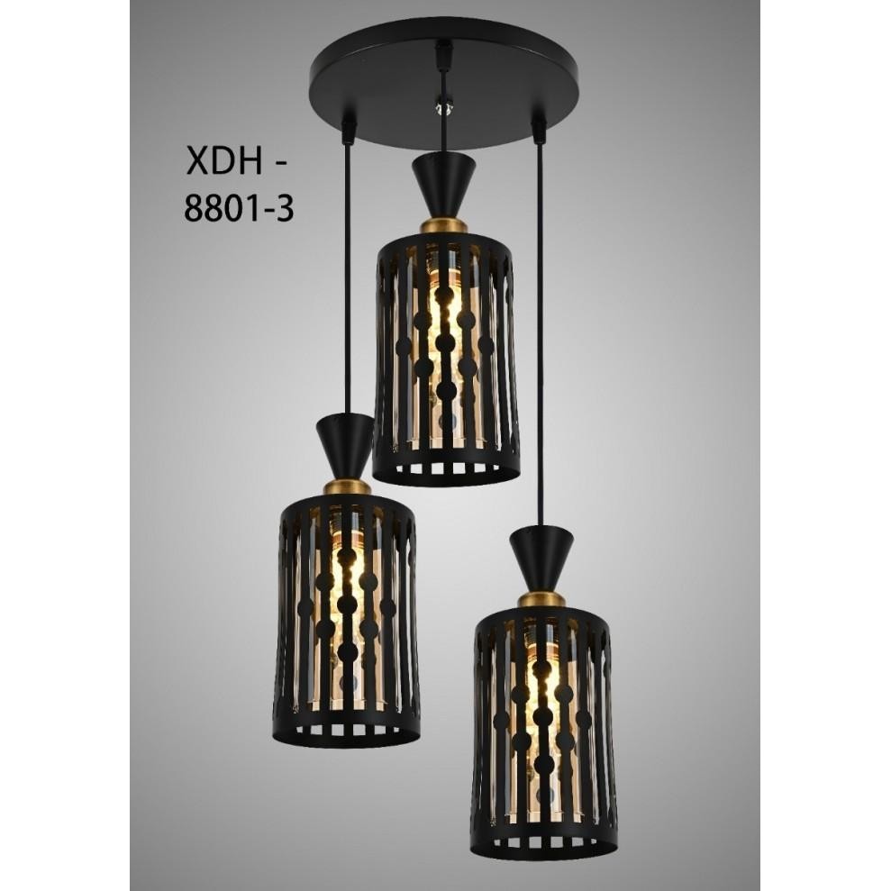 LAMPU GANTUNG HIAS MINIMALIS MEJA MAKAN 3 LAMPU ELEGAN