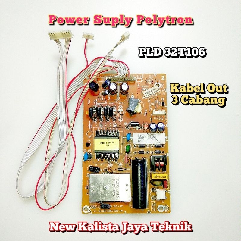 POWER SUPLY TV POLYTRON PLD 32T106 ORIGINAL HBBX-072A PSU 32T106 PSU POLYTRON PLD 32T106 REGULATOR T