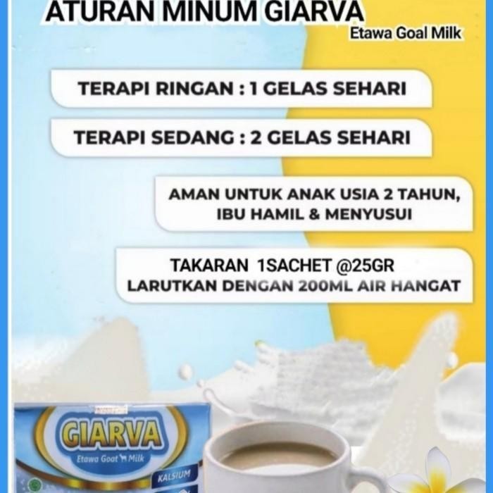 

TERBAIK SUSU KAMBING ETAWA GIARVA