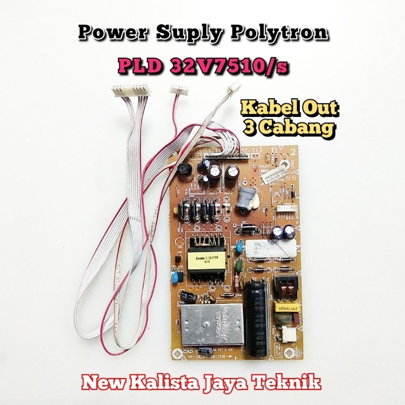 POWERSUPLY TV POLYTRON PLD-32V7510 S ORIGINAL HBBX-072A PSU 32V7510 REGULATOR TV PLD32V7510 PSU POLY
