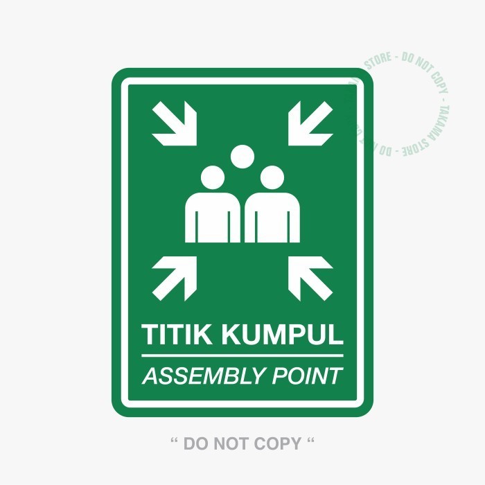 

Rambu Sign K3 Titik Kumpul 30 X 40 Cm Plat Alumunium