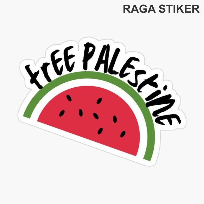 

Stiker Cutting Free Palestine Sticker Save Palestina Semangka Lucu