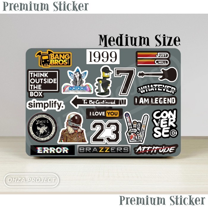 

Sticker Vinyl Tumblr Case Handphone Decal Motor Helm I'M Legend Series