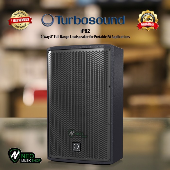 PROMO TURBOSOUND IP82 2-WAY 8 PASSIVE 600-WATT FULL RANGE LOUDSPEAKER #ORIGINAL