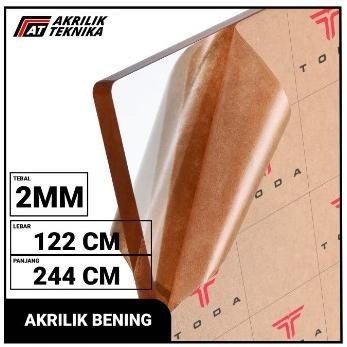 AKRILIK 122 X 244 BENING / CLEAR LEMBARAN ACRYLIC BERKUALITAS
