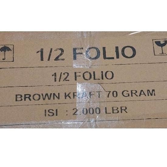 

TIO Amplop Coklat FOLIO (19x25cm) merk SUNRENO 1pak isi 100 lembar. TERLARIS