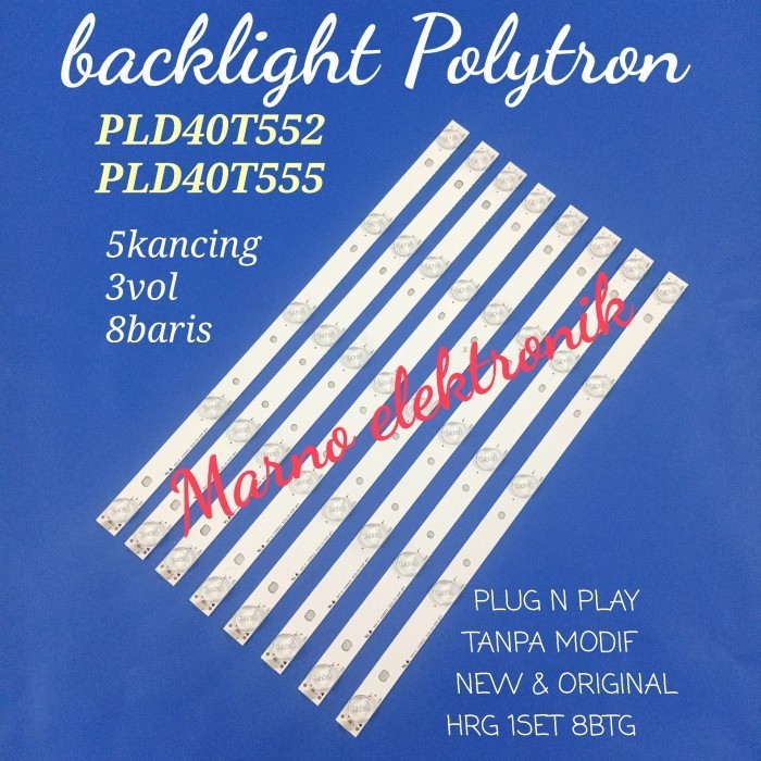 Lampu Backlight Led Polytron Pld40T552 Pld40T555 Bl Pld 40T552 40T555 Best