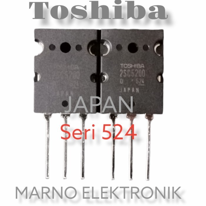 Tr Toshiba C5200 A1943 Ori Asli Japan 2Sc5200 2Sa1943 C5200/A1943 Best