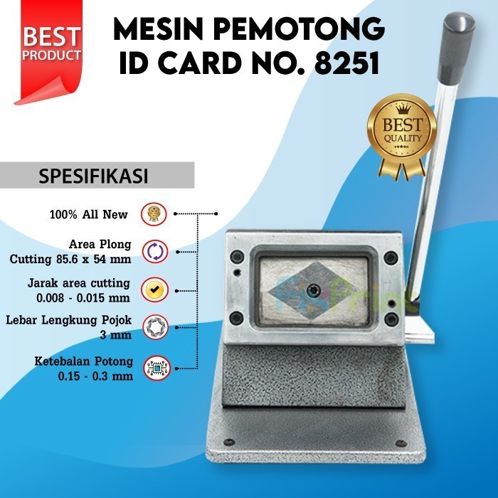 

Mesin Plong Id Card / Alat Pemotong Kertas Pvc Cutt Cutter No 8251 Best