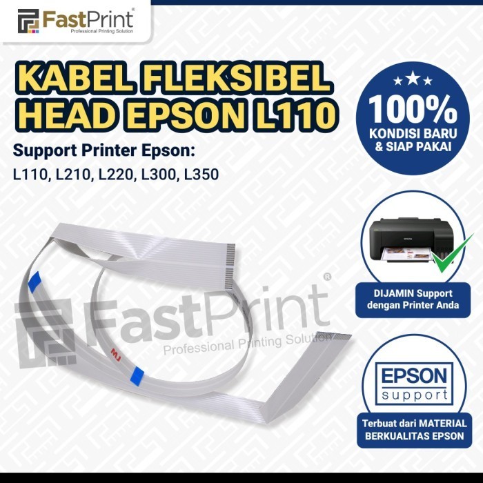 Fast Print Kabel Fleksibel Head Printer Original Epson L300 Best