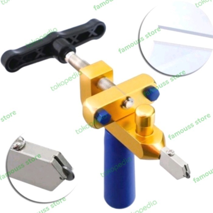 

Alat Pemotong Kaca Dan Keramik 2 In 1 Multifungsi Cutter Best
