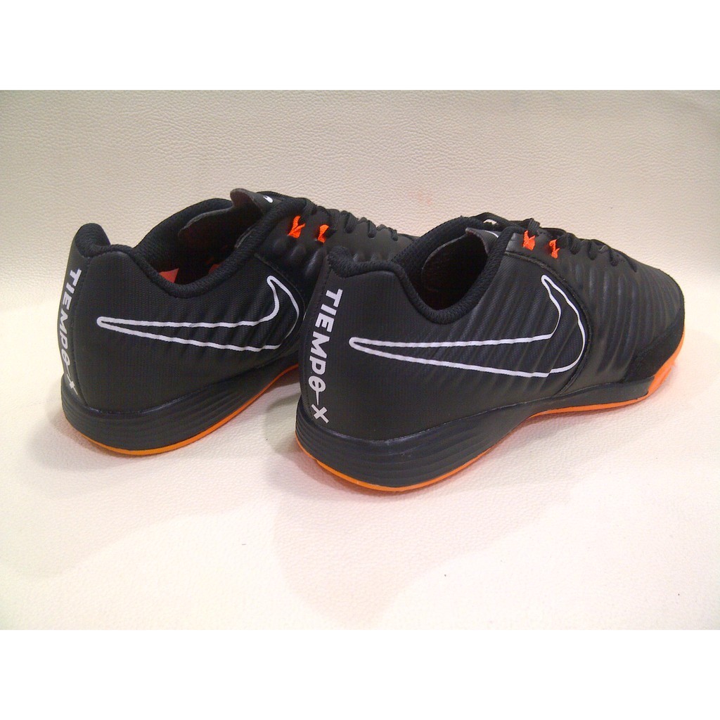 [MAD SPORT] Sepatu Futsal Nike Tiempo X Legend VII Black Orange IC