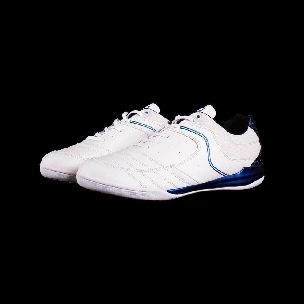 [MAD SPORT] Calci Sepatu Futsal Bomsala Willow Elite - White / Chameleon Blue