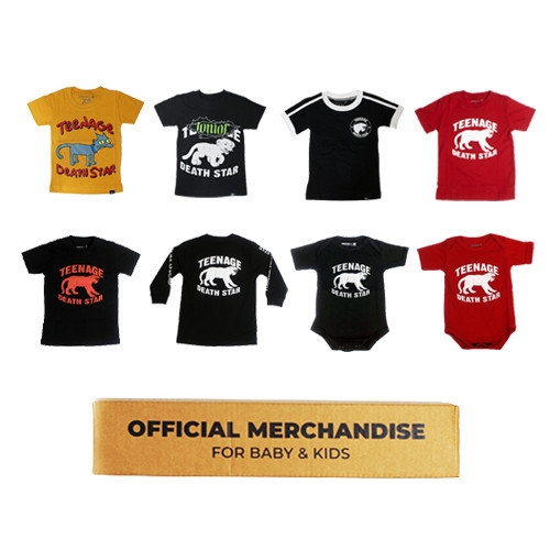 [GET IT QUICKLY] BbBggs Official Merchandise Baju Anak Band Teenage Death Star - Rondriguez Black