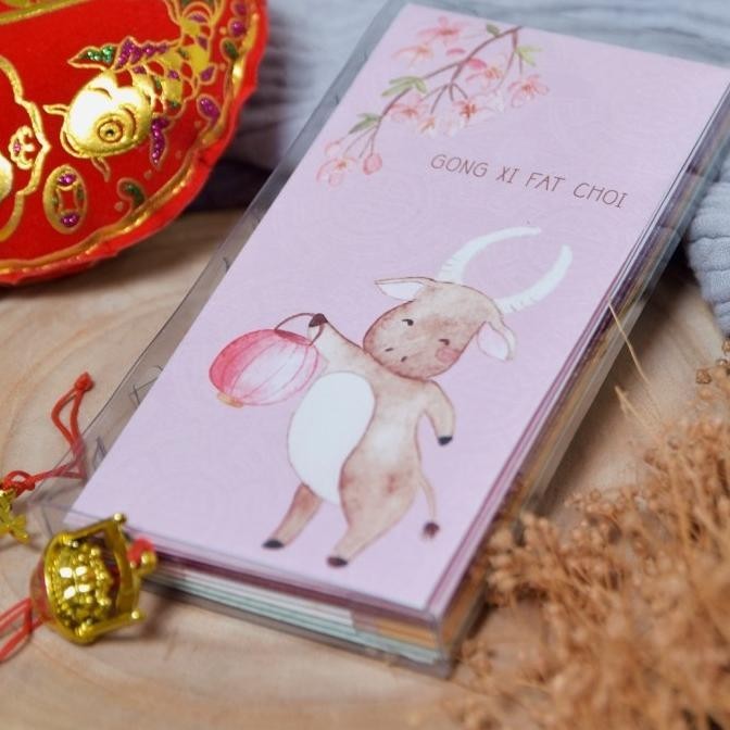 

Paket Angpao Imlek 2021 Panjang Ox Red Envelope - Forget Me Not Terbaik