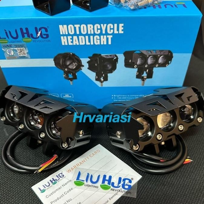 Lampu Tembak Foglamp Sql 3 Mata Hjg/Lampu Laser 3 Mata Sepasang