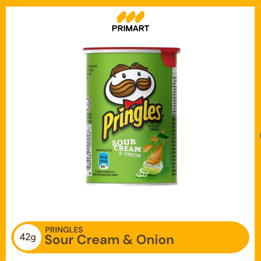 

Pringles Snack Kentang Kecil Sour Cream & Onion 42 gram