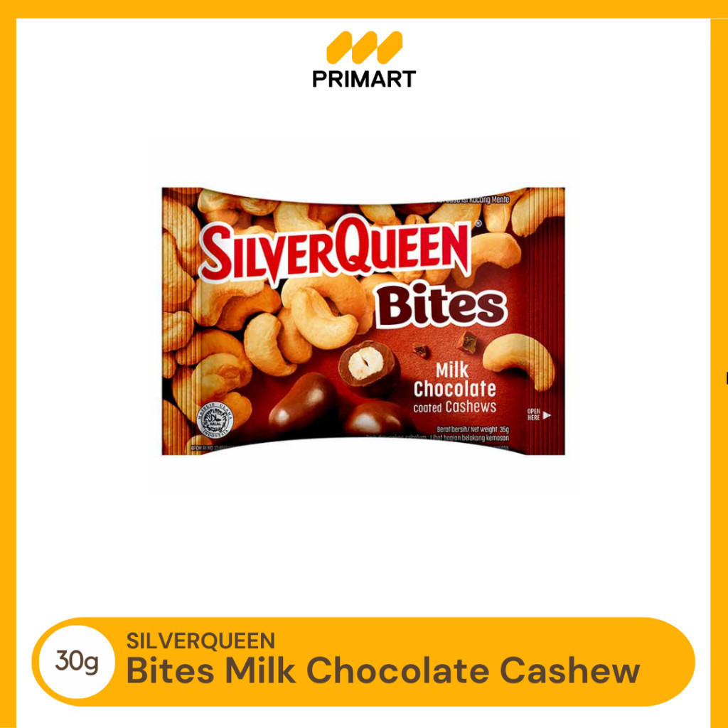 

Silver Queen Coklat Bites Cashew 30g