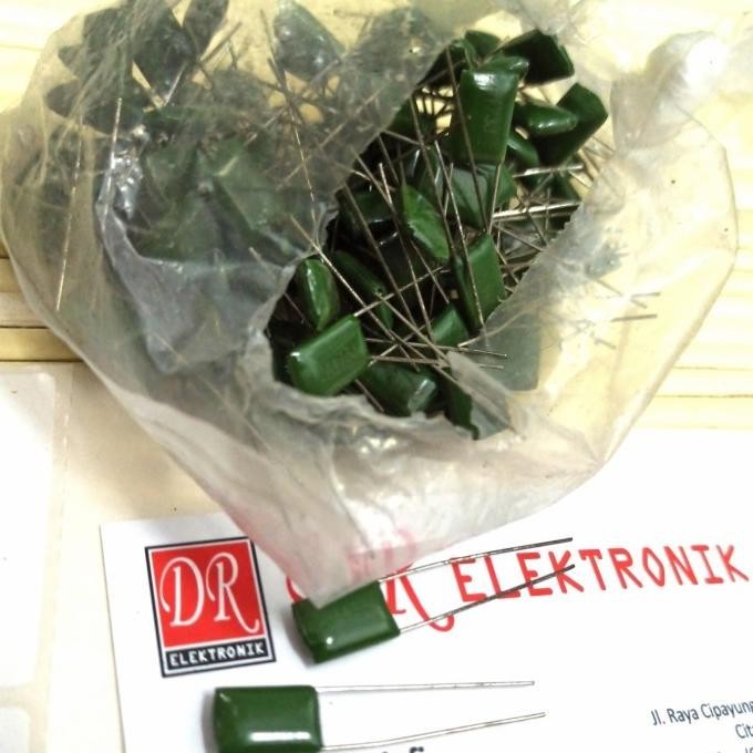 Update Milar HIJAU mylar Kapasitor Capasitor 473j 473 47nf 100 100v 2A473j dre3 Segera Dapatkan