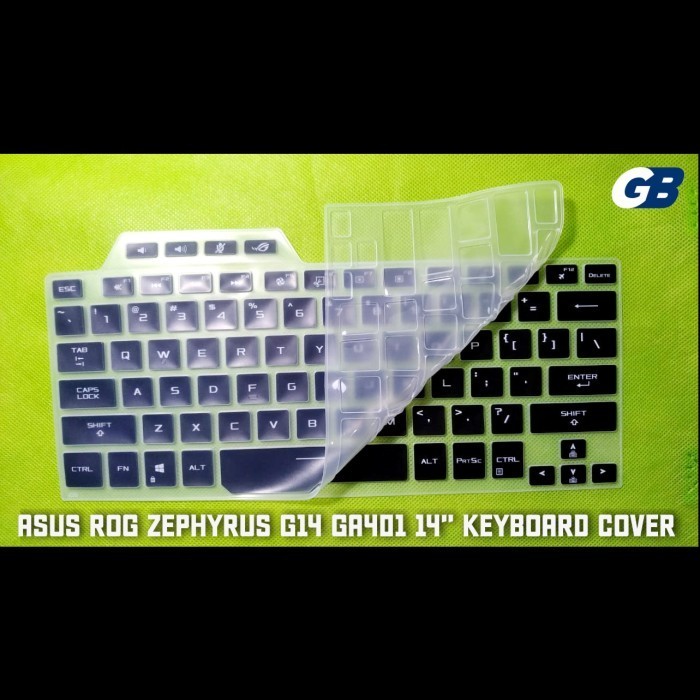 Terbaru Asus Rog Zephyrus G14 Ga401 14 Inch Laptop Keyboard Protector Cover Promo Terlaris